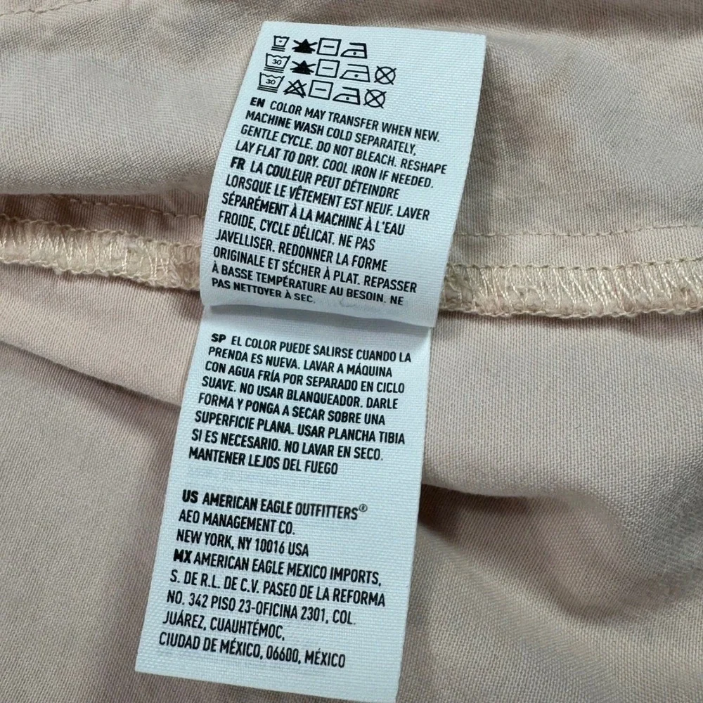 American Eagle Women's Utility Jacket S‎ Pink Cargo Military Hooded Coat